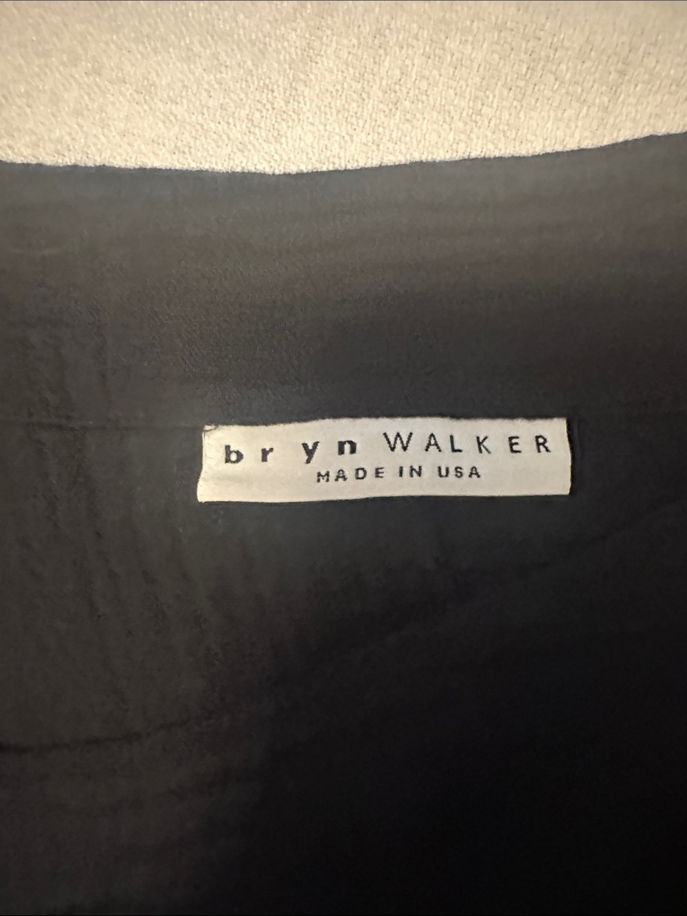 bryn Walker Black Top with Branded Label